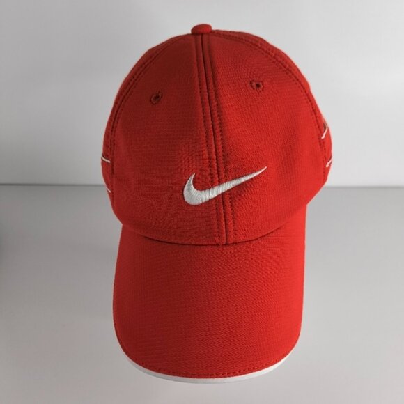 Nike Golf Tour Legacy Tennis Preppy Ferrari Red Strapback Hat Cap - Picture 3 of 7